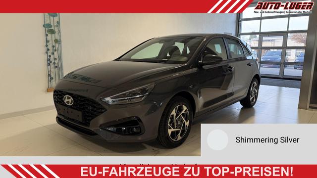 Hyundai i30 - GO 1.5 DPI 71 kW (97 PS) Radio, DAB, Android Auto, Apple CarPlay, Navigationssystem, Bluetooth, Klimaanlage, Lenkradheizung, Sitzheizung, R&uuml;ckfahrkamera, Einparkhilfe vorne und hinten, 16 Zoll Leichtmetallfelgen, uvm.