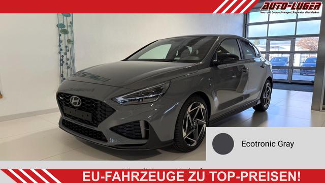 Hyundai i30 - N Line 1.5 T-GDI DCT 48V 103 kW (140 PS) Adaptiver Tempomat, Sitz-Paket, Lenkradheizung, Sitzheizung, 2-Zonen-Klimaautomatik, DAB, Apple CarPlay, Android Auto, Navigationssystem, Regensensor, 18 Zoll Leichtmetallfelgen, uvm.