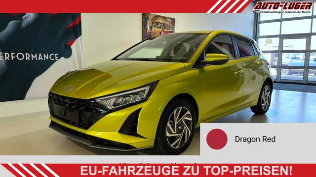 Hyundai i20 - GO+ 1.0 T-GDI DCT 73 kW (100 PS) Lenkradheizung, Sitzheizung, Klimaautomatik, DAB, Android Auto, Apple CarPlay, Navigationssystem, Digitales Cockpit, Einparkhilfe hinten, R&uuml;ckfahrkamera, LED-Scheinwerfer, 16 Zoll Leichtmetallfelgen, uvm.