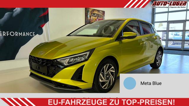 Hyundai i20 - GO+ 1.0 T-GDI DCT 73 kW (100 PS) Lenkradheizung, Sitzheizung, Klimaautomatik, DAB, Android Auto, Apple CarPlay, Navigationssystem, Digitales Cockpit, Einparkhilfe hinten, R&uuml;ckfahrkamera, LED-Scheinwerfer, 16 Zoll Leichtmetallfelgen, uvm.
