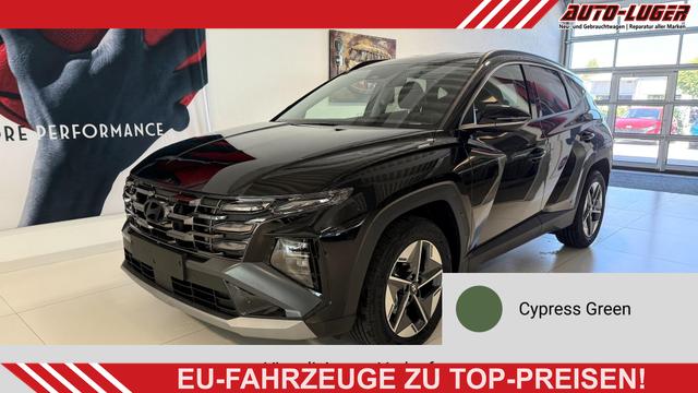 Hyundai TUCSON - GO+ 1.6 T-GDI 48V 2WD 117 kW (160 PS) 2-Zonen-Klimaautomatik, Android Auto, Apple CarPlay, Voll-LED Scheinwerfer, Keyless Go, Navigationssystem, Virtual Cockpit, 18 Zoll Leichtmetallfelgen, uvm.