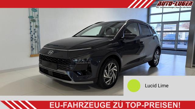Hyundai BAYON - GO+ 1.0 T-GDI DCT 74 kW (101 PS) Toter-Winkel-Assistent, Induktive Ladestation, Comfort-Paket, Lenkradheizung, Sitzheizung, DAB, Android Auto, Apple CarPlay, Navigationssystem, LED-Scheinwerfer, Einparkhilfe, R&uuml;ckfahrkamera, uvm.