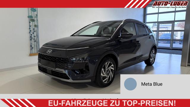 Hyundai BAYON - GO+ 1.0 T-GDI DCT 74 kW (101 PS) Toter-Winkel-Assistent, Induktive Ladestation, Comfort-Paket, Lenkradheizung, Sitzheizung, DAB, Android Auto, Apple CarPlay, Navigationssystem, LED-Scheinwerfer, Einparkhilfe, R&uuml;ckfahrkamera, uvm.