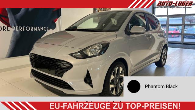 Hyundai i10 - GO+ 1.2 MT 58 kW (79 PS) Klimaautomatik, Navigationssystem, Apple CarPlay & Android Auto, Sitzheizung, Lenkradheizung, Einparkhilfe hinten, R&uuml;ckfahrkamera, Privacy Glass, 15" Leichtmetallfelgen, uvm.