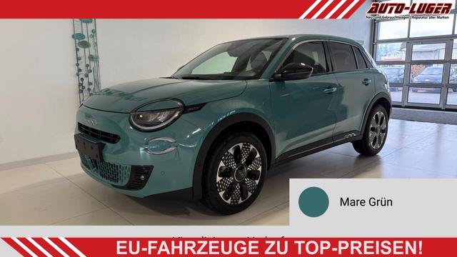 Fiat 600 - La Prima Hybrid 1.2 T3 107 kW (145 PS) DCT Klimaautomatik, Massagesitz, Sitzheizung, elektrisch verstellbarer Fahrersitz, Radio, DAB, Apple CarPlay, Android Auto, Navigationssystem, 18 Zoll Leichtmetallfelgen, uvm.