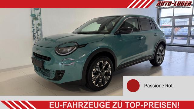Fiat 600 - La Prima Hybrid 1.2 T3 107 kW (145 PS) DCT Klimaautomatik, Massagesitz, Sitzheizung, elektrisch verstellbarer Fahrersitz, Radio, DAB, Apple CarPlay, Android Auto, Navigationssystem, 18 Zoll Leichtmetallfelgen, uvm.