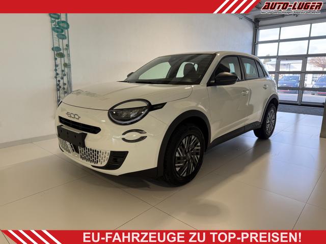 Fiat 600 - POP HYBRID 1.2 T3 81 kW (110 PS) DCT Klimaanlage, Radio, DAB, Android Auto, Apple CarPlay, Mirror Screen, LED-Scheinwerfer, Einparkhilfe hinten, Regensensor, Lichtsensor, h&ouml;henverstellbarer Fahrersitz, uvm.
