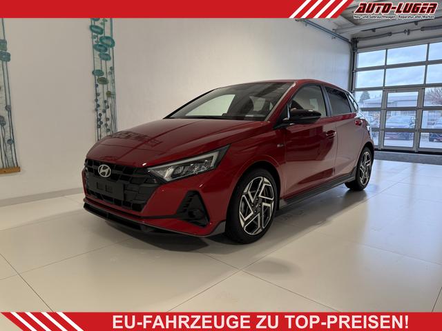 Hyundai i20 - N Line 1.0 T-GDI DCT 73 kW (100 PS) Lenkradheizung, Sitzheizung, Klimaautomatik, DAB, Android Auto, Apple CarPlay, Navigationssystem, Virtual Cockpit, Einparkhilfe vorne und hinten, R&uuml;ckfahrkamera, 17 Zoll Leichtmetallfelgen, uvm.