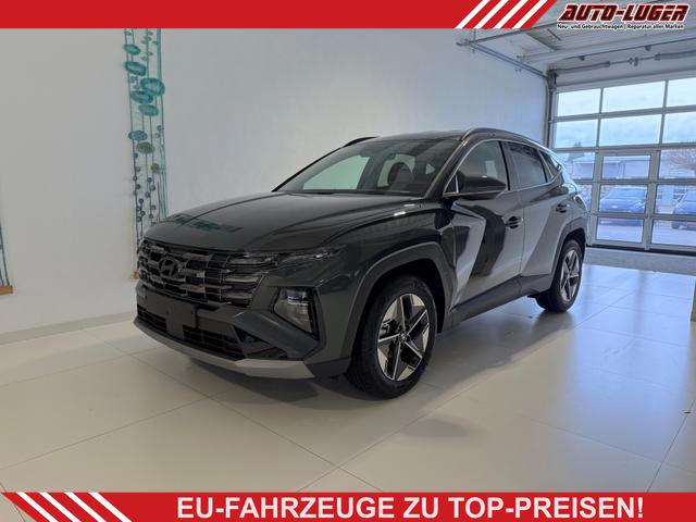 Hyundai TUCSON - GO+ 1.6 T-GDI 2WD DCT 110 kW (150 PS) 2-Zonen-Klimaautomatik, Sitzheizung, Lenkradheizung, Navigationssystem, DAB, Android Auto, Apple CarPlay, R&uuml;ckfahrkamera, Einparkhilfe vorne und hinten, 18 Zoll Leichtmetallfelgen, uvm.