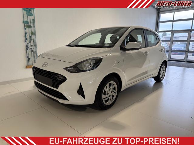 Hyundai i10 - GO 1.0 MT 46 kW (63 PS) Klimaanlage, Sitzheizung, Lenkradheizung, Navigationssystem, Radio, DAB, Bluetooth, Android Auto, Apple CarPlay, R&uuml;ckfahrkamera, Einparkhilfe hinten, Fernlichtassistent, Lichtsensor, uvm.