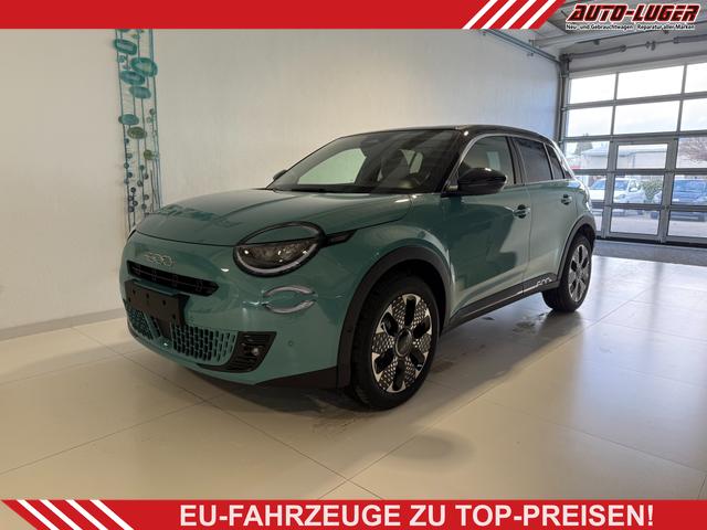 Fiat 600 - La Prima Hybrid 1.2 T3 107 kW (145 PS) DCT Klimaautomatik, Massagesitz, Sitzheizung, elektrisch verstellbarer Fahrersitz, Radio, DAB, Apple CarPlay, Android Auto, Navigationssystem, 18 Zoll Leichtmetallfelgen, uvm.