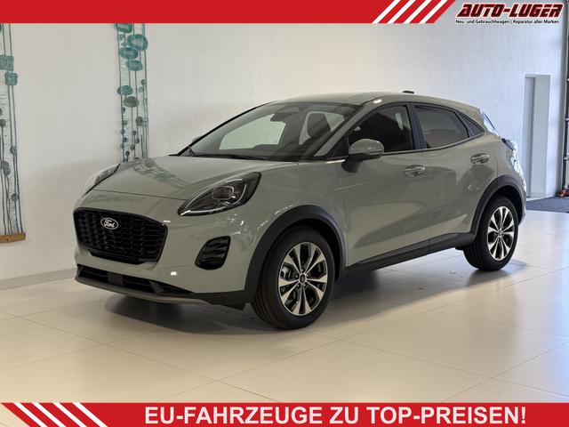 Ford Puma - Titanium 1.0 EcoBoost Hybrid 92 kW (125 PS) Lenkradheizung, Sitzheizung, DAB, Navigationssystem, Radio, Apple CarPlay, Android Auto, Einparkhilfe hinten, R&uuml;ckfahrkamera, Verkehrsschild-Erkennungssystem, 17"-LM-Felgen, uvm.