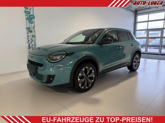 Fiat 600 - La Prima Hybrid 1.2 T3 107 kW (145 PS) DCT, Winterpaket, Dolce Vita Paket, Ledersitze Canneloni, Chrom Akzente, Klimaautomatik, Einparkhilfe hinten, LED-Scheinwerfer, Volldigitales Kombiinstrument, Fernlichtassistent, uvm.