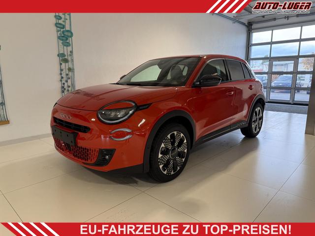 Fiat 600 - La Prima Hybrid 1.2 T3 107 kW (145 PS) DCT, Winterpaket, Dolce Vita Paket, Ledersitze Canneloni, Chrom Akzente, Klimaautomatik, Einparkhilfe hinten, LED-Scheinwerfer, Volldigitales Kombiinstrument, Fernlichtassistent, uvm.