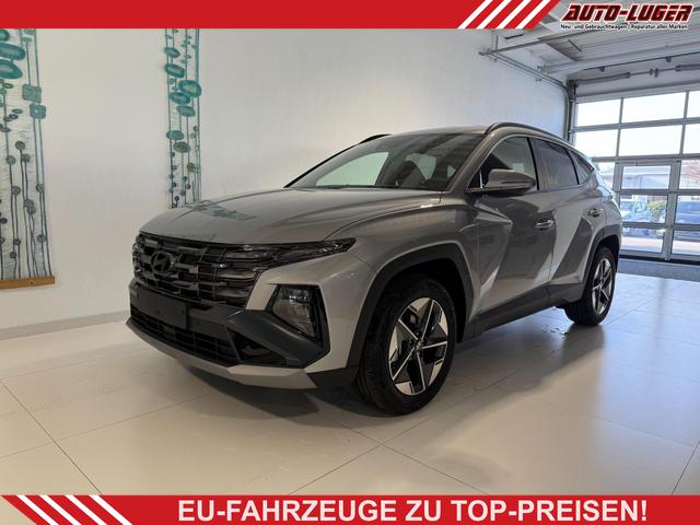 Hyundai TUCSON - GO 1.6 T-GDI 4WD DCT 132 kW (179 PS) 2-Zonen-Klimaautomatik, Sitzheizung, Lenkradheizung, Navigationssystem, DAB, Android Auto, Apple CarPlay, R&uuml;ckfahrkamera, Einparkhilfe vorne und hinten, 18 Zoll Leichtmetallfelgen, uvm.