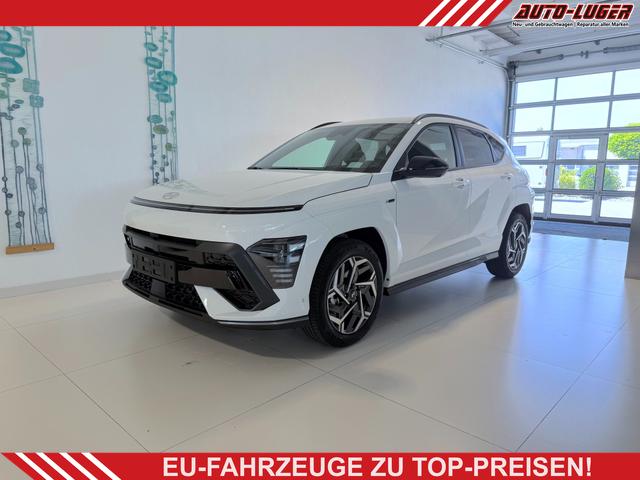 Hyundai KONA - N Line 1.0 T-GDI 2WD 88 kW (120 PS) Lenkradheizung, Sitzheizung, 2-Zonen-Klimaautomatik, 360&deg; &Uuml;bersichtskamera, Geschwindigkeitslimitassitent, Navigationssystem, DAB, Apple CarPlay, Android Auto, 18 Zoll Leichtmetallfelgen, uvm.