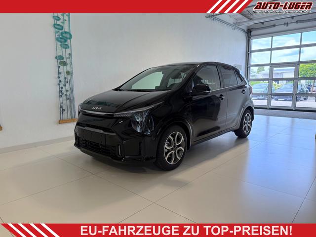 Kia Picanto - Gold 1,0 GDI AMT5 Automatik 50 kW (68 PS) Klimaanlage, Sitzheizung, Lenkradheizung, Navigationssystem, Radio, DAB, Android Auto, Apple CarPlay, Freisprecheinrichtung, Bluetooth, R&uuml;ckfahrkamera, 15 Zoll Leichtmetallfelgen, uvm.