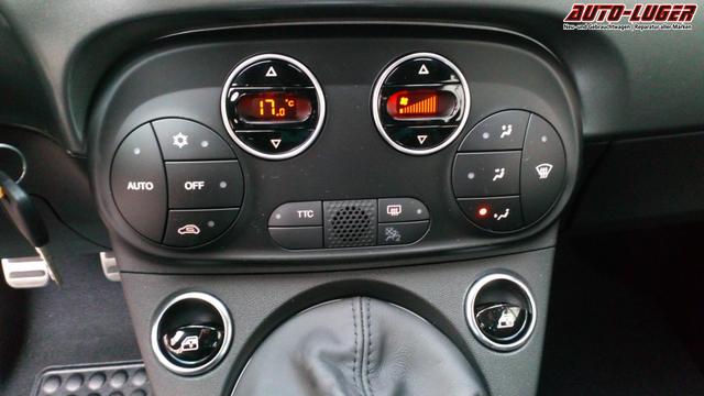 Abarth 595 Turismo Automatische Klimaanlage Mittelkonsole 