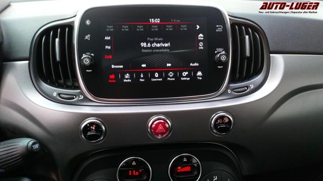 Abarth 595 Turismo UConnect 7 Nav UConnect 7 touch Bluetooth DAB+ Apple CarPlay Android Auto 