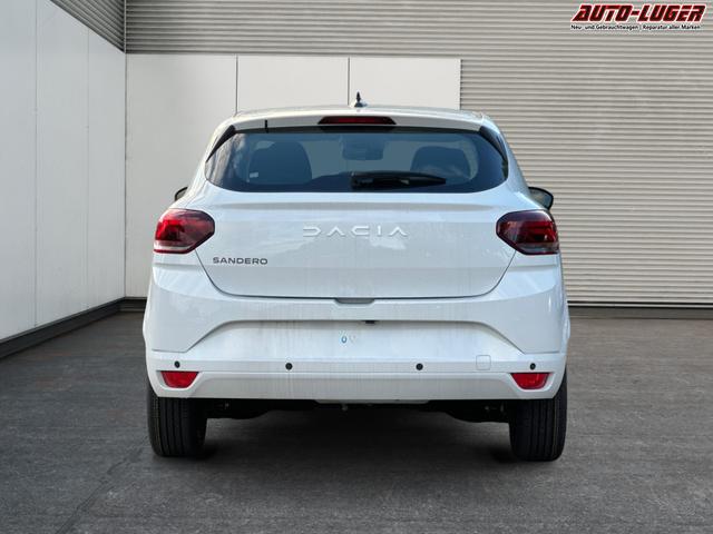 Dacia / Sandero / Weiß / / / KAMERA+SHZ + PDC+ DAB+ KLIMA, Beispielbilder, ggf. teilweise mit Sonderausstattung