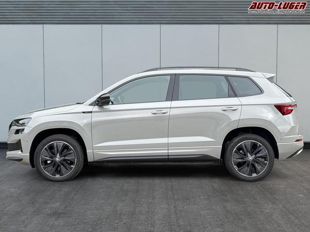 Skoda / Karoq / Grau / / / 1.5 TSI-DSG Sportline NAVI+360&deg;Kamera+ACC+KESSY+18'LM