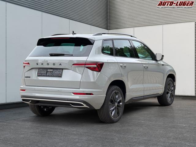 Skoda / Karoq / Grau / / / 1.5 TSI-DSG Sportline NAVI+360&deg;Kamera+ACC+KESSY+18'LM