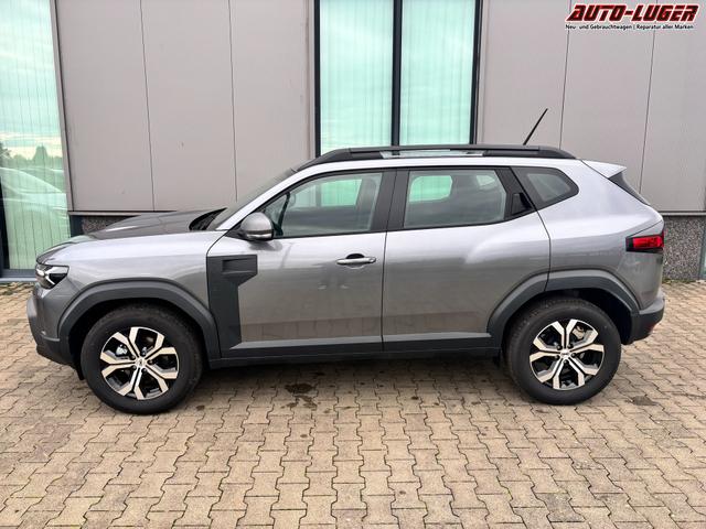 Dacia Duster Expression 1.6 HYBRID 140 AUTOMATIK (Benzin/Elektro), 17" Alufelgen "TERGAN", Klimaanlage, R&uuml;ckfahrkamera, Parksensoren hinten, LED-Scheinwerfer, Radio Media 10" + Smartphone-Spiegelung, Armlehne, Dachreling, Tempomat, Verkehrszeichenerkennung, Spurassistent 