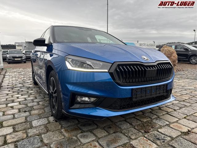 Skoda / Fabia / Blau / Monte Carlo / / , Beispielbilder, ggf. teilweise mit Sonderausstattung