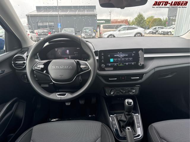 Skoda / Fabia / Blau / / / 130 Jahre 1.0 MPI 80 PS-Virtuelles Cockpit-AppleCarplay-Android-Auto-LED-Klima-Tempomat-R&uuml;ckfahrkamera-DAB-SHZ-15 Alu-sofort, Beispielbilder, ggf. teilweise mit Sonderausstattung