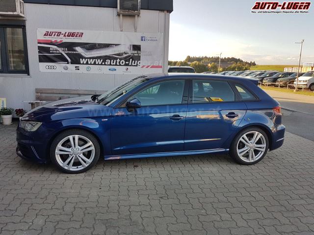 Audi / A3 Sportback / Blau / / / A3 Sportback 2.0 TDI cl diese S line Sportpaket q
