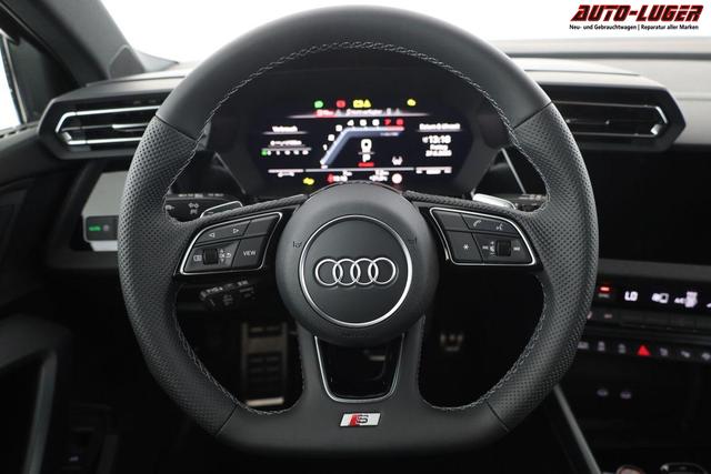 Audi S3 Sportback 2.0 TFSI quattro quattro, 19-Zoll, Matrix, Optik schwarz, Kamera, el. Klappe, 4-J Garantie 