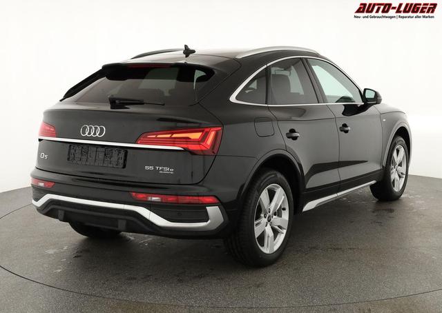 Audi Q5 Sportback 55 TFSI e quattro S line TFSIe S-LINE, AHK, 19-Zoll, Teilleder 