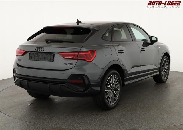 Audi Q3 Sportback 40 TDI quattro S line qu S-LINE, AHK, 19-Zoll, Optik schwarz, Navi, Kamera, el. Klappe, 4-J. Garantie 