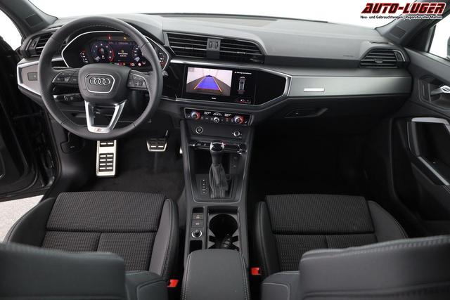 Audi Q3 Sportback 40 TDI quattro S line qu S-LINE, AHK, 19-Zoll, Optik schwarz, Navi, Kamera, el. Klappe, 4-J. Garantie 