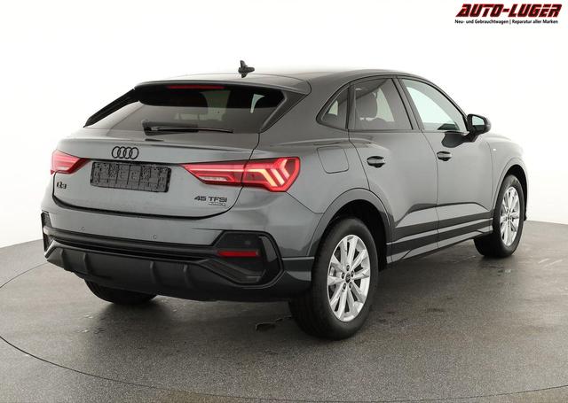Audi Q3 Sportback 45 TFSI quattro S line qu S-LINE, AHK, Optik schwarz, Navi, Kamera, el. Klappe 