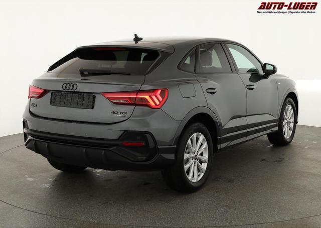 Audi Q3 Sportback 40 TDI quattro S line qu S-LINE, AHK, Optik schwarz, Navi, Kamera, el. Klappe, 4-J. Garantie 