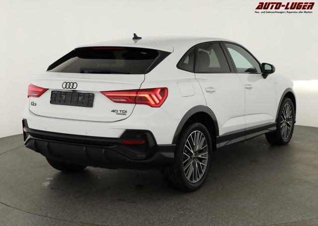 Audi Q3 Sportback 40 TDI quattro S line qu S-LINE, AHK, 19-Zoll, Optik schwarz, Navi, Kamera, el. Klappe 