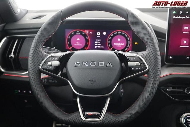 Skoda Kodiaq 2.0 TSI 195 kW 4x4 RS DSG 4x4, 7-Sitzer, Pano, AHK, Canton, HuD, 5-J Garantie 