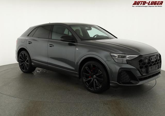 Audi Q8 50 TDI quattro qu S-LINE, Luft, Pano, B&O, 23-Zoll, AHK, Leder, AreaView, Optik schwarz 