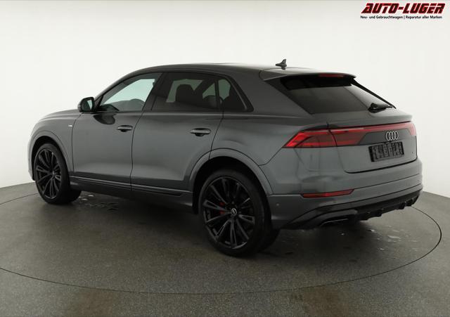 Audi Q8 50 TDI quattro qu S-LINE, Luft, Pano, B&O, 23-Zoll, AHK, Leder, AreaView, Optik schwarz 