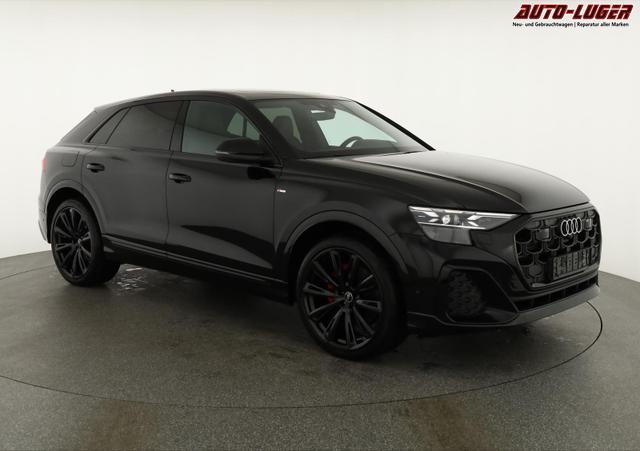 Audi Q8 50 TDI quattro qu S-LINE, Standheizung, HuD, Luft, Pano, B&O, 23-Zoll, AHK, Leder, AreaView, Optik schwarz 