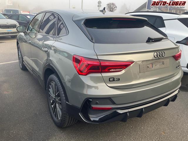 Audi Q3 Sportback 45 TFSI quattro S line qu S-LINE, AHK, 19-Zoll, Optik schwarz, Navi, Kamera, el. Klappe 