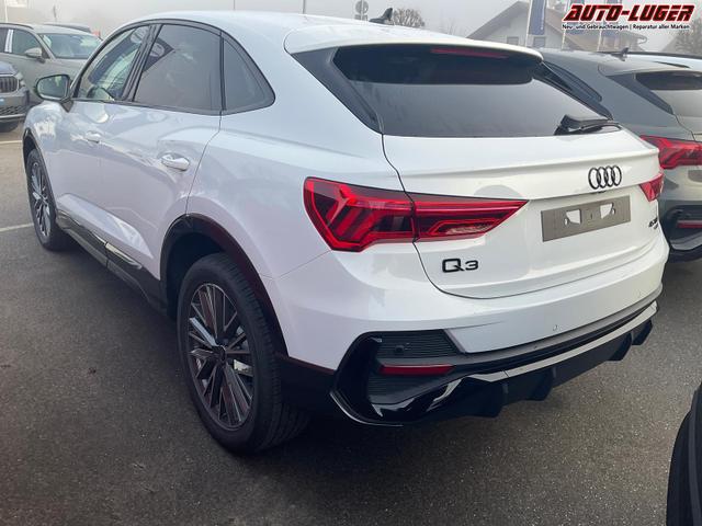 Audi Q3 Sportback 45 TFSI quattro S line qu S-LINE, AHK, 19-Zoll, Optik schwarz, Navi, Kamera, el. Klappe 