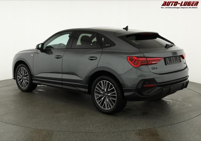 Audi Q3 Sportback 45 TFSI quattro S line qu S-LINE, Pano, AHK, 19-Zoll, Optik schwarz, Navi, Kamera, el. Klappe, 4 J.-Garantie 