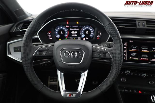 Audi Q3 Sportback 45 TFSI quattro S line qu S-LINE, AHK, 19-Zoll, Optik schwarz, Navi, Kamera, el. Klappe 