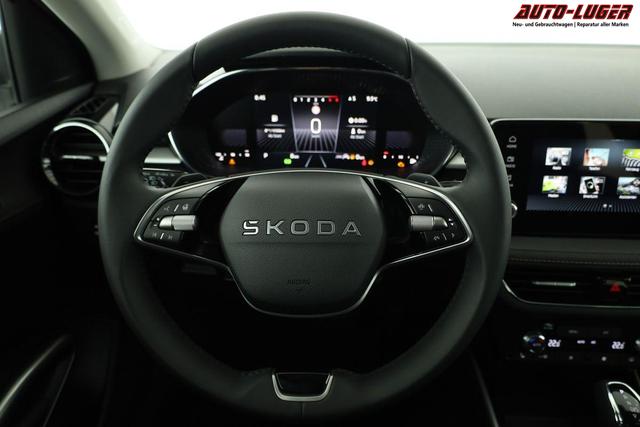 Skoda Fabia Selection 1.0 TSI DSG Selection, 15-Zoll schwarz, Winter, Ladeboden 