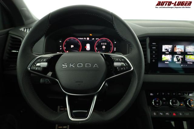 Skoda Karoq Sportline 1.5 TSI DSG Sportline, AHK, Navi, CANTON, Matrix, AreaView, Side, Kamera, el. Klappe, FS-beheizbar 