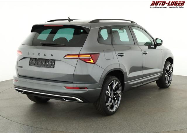 Skoda Karoq Sportline 1.5 TSI DSG Sportline, Pano, AHK, Navi, CANTON, Matrix, AreaView, Side, FS-beheizbar, 19-Zoll 