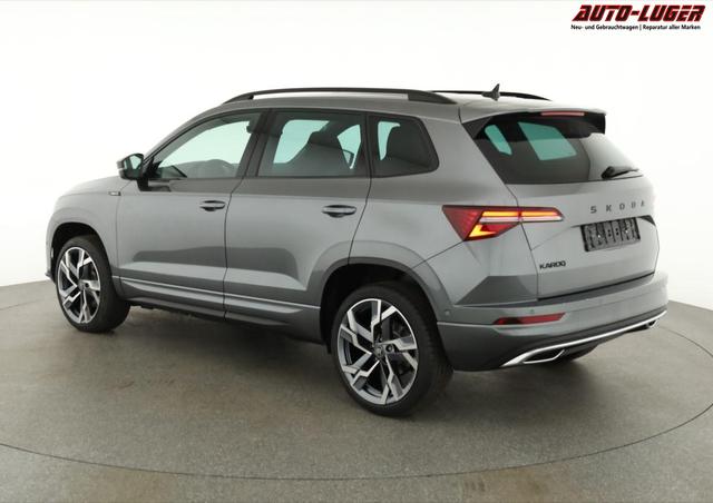 Skoda Karoq Sportline 1.5 TSI DSG Sportline, Pano, AHK, Navi, CANTON, Matrix, AreaView, Side, FS-beheizbar, 19-Zoll 