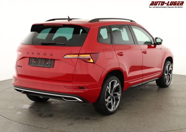 Skoda Karoq Sportline 1.5 TSI DSG Sportline, Pano, AHK, Navi, CANTON, Matrix, AreaView, Side, FS-beheizbar, 19-Zoll 